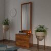 Premium Sheesham Dressing Table by Ganpati Arts Natural Finish