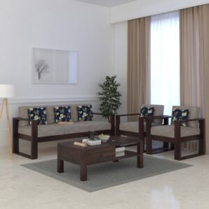 Premium Sheesham Wood Sofa Set for Modern Living Rooms