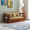 Solid Sheesham Wood Cherish 3 Seater Sofa Natural Brown