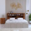 Wooden Queen Size Bed in Solid Wood – Modern Design