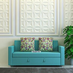 3 Seater Sofa Cum Bed with Solid Wood Iron Frame