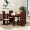 Wooden Solid Sheesham Wood 4 Seater Dining Table