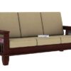 Teak Wood 3 Seater Sofa Set Living Room