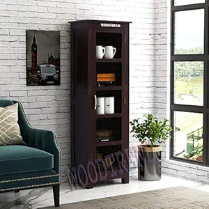 Furniture Sheesham Wood Kitchen Cabinet Storage Unit ||WardrobesCabinet || DisplayCabinet | Walnut Finish