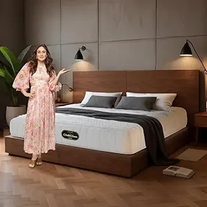 Springfit Club Class Grande Mattress with Pocket Spring & Aerosleep Memory and Max Latex Foam | 10 Inches King Size (84x72x10) | Soft | CertiPUR-US & Certiguard Technology | GOLS Certified