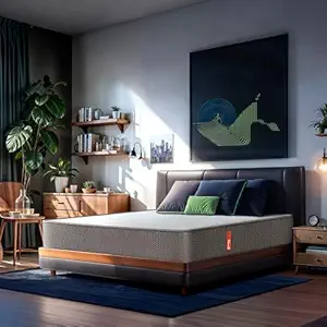 Sleepyhead Flip - Premium Dual Sided High Density Foam Queen Bed Mattress with Firm & Medium Soft Sides, 7 Years Warranty, 4 Inch Queen Size Bed Mattress (78X60X4)