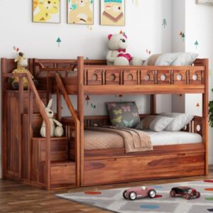 Sheesham Wood Bunk Bed by Rectrat