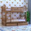Wooden Bunk Beds with Storage in Sheesham Wood | Ganpati Arts