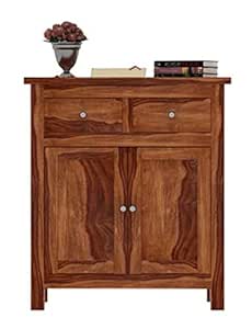 Woodtrend Solid Sheesham Wood Chests of Drawers |Teak Finish