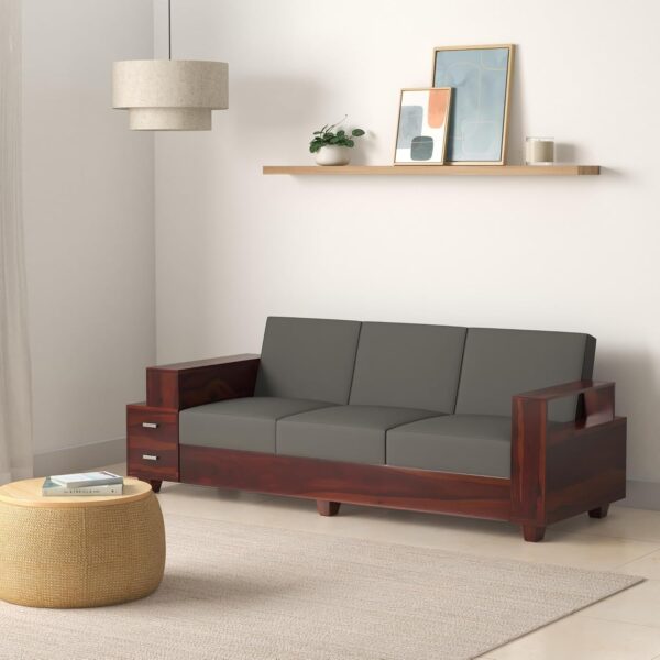 Wood Sofa Set Home Living Room